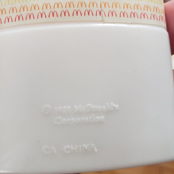 Vintage 1988 McDonald's Play Food Happy Meal Fries, Burger, Chicken Mcnuggets - Picture 6 of 6